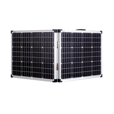 100W IP65 12v 7.64A แผนแสงอาทิตย์พับ โมโน แผนแสงอาทิตย์สําหรับแคมป์