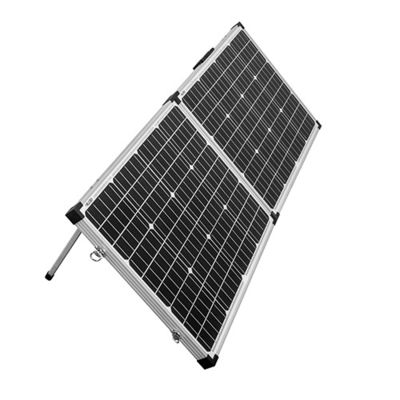 100W IP65 12v 7.64A แผนแสงอาทิตย์พับ โมโน แผนแสงอาทิตย์สําหรับแคมป์