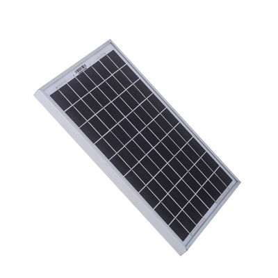 แผนแสงอาทิตย์พกพาขนาดเล็ก 10w 340 X 240 X 17mm แผนแสงอาทิตย์โมโนคริสตัล 10 วัตต์