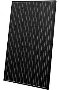 250w ถึง 290w แผ่นแสงอาทิตย์ PV สีดํา แผ่นพลังงานแสงอาทิตย์ Polycrystalline