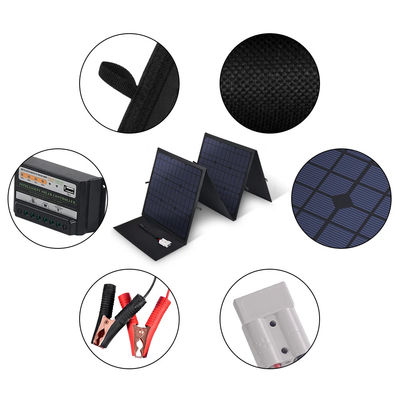 แผนแสงอาทิตย์แบบพับได้ภายนอก กันน้ํา 120W