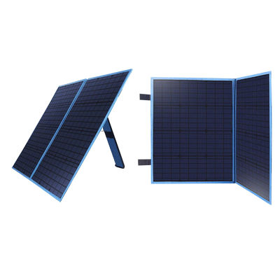 แผ่นแสงอาทิตย์พกพาที่สะดวกสบาย 100W สําหรับ RV สําหรับการแก้ไขพลังงานที่ยั่งยืน