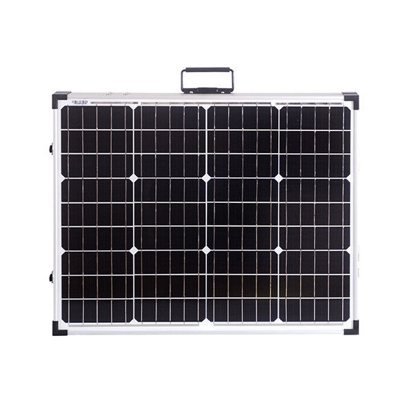 100W IP65 12v 7.64A แผนแสงอาทิตย์พับ โมโน แผนแสงอาทิตย์สําหรับแคมป์